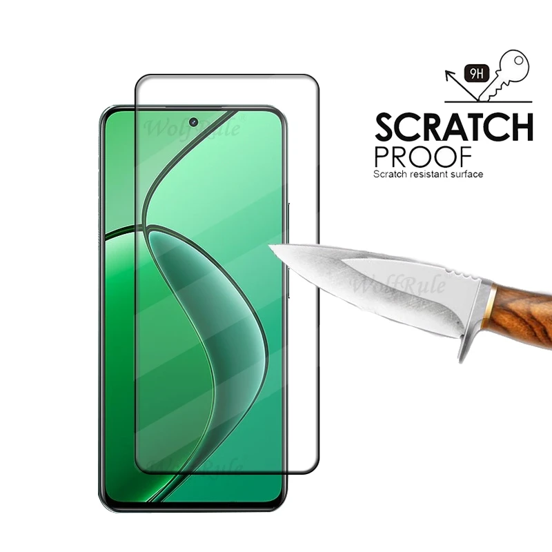 Protector de pantalla de vidrio templado para OPPO piezas 13, 4 Realme, 4G, pegamento, Realme - imagen 3