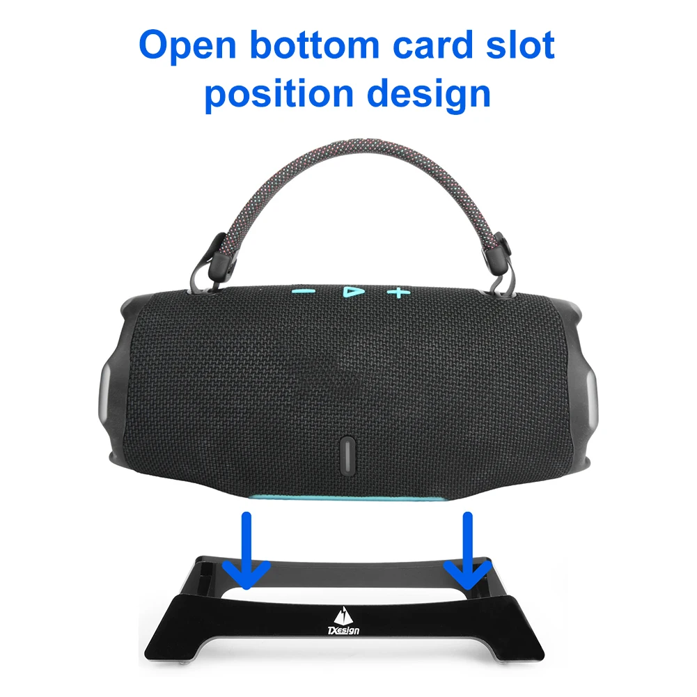 Estante de exhibición de Audio de mesa resistente al desgaste soporte de altavoz de escritorio Base de almacenamiento de caja de sonido antideslizante para JBL Charge5/Charge6 - imagen 3