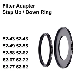 Anillo adaptador metálico para filtros de cámara elevador y reductor