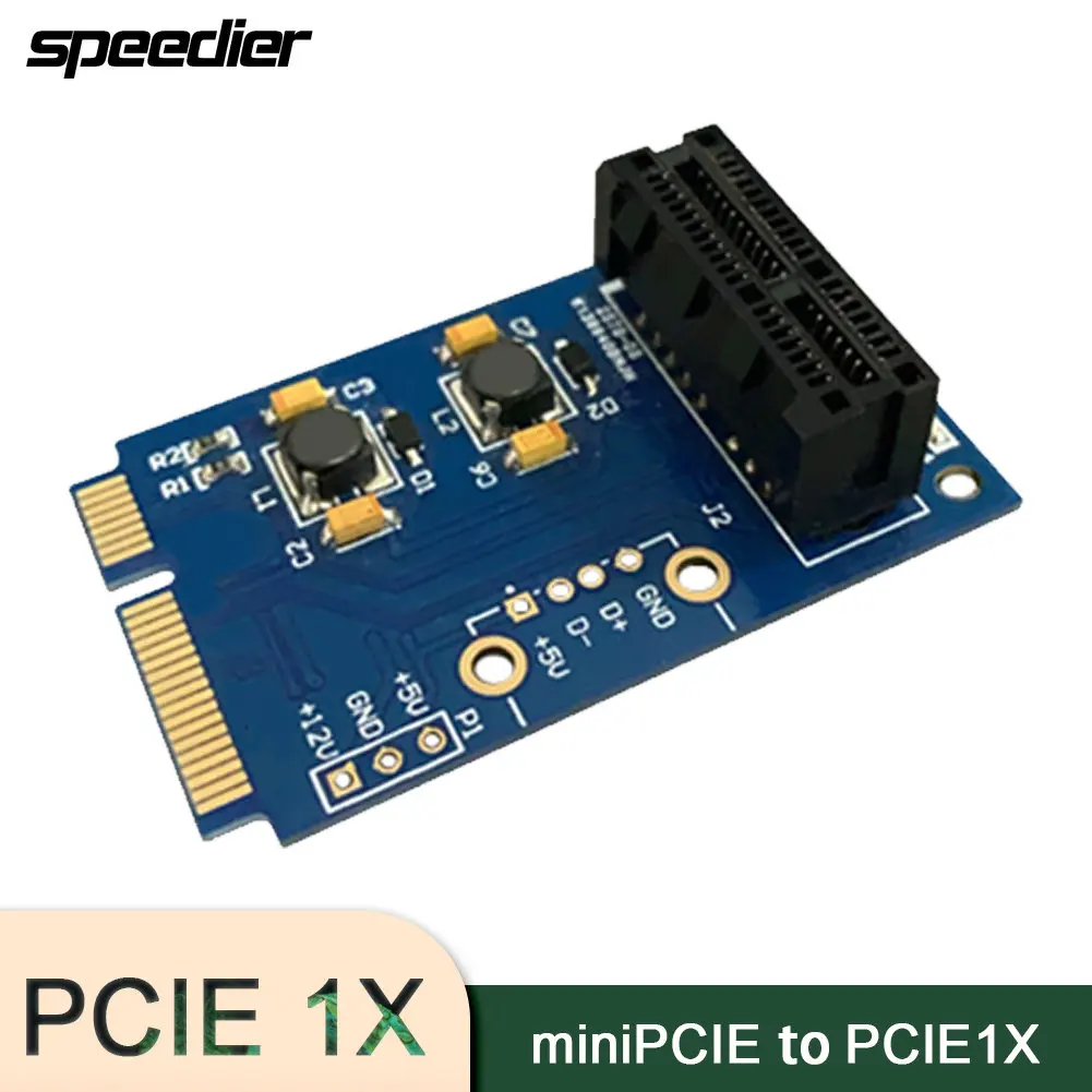 Tarjeta adaptadora Mini PCIe a PCIE1X, máquina de transferencia MPCI Express 1x, centralita de interfaz PCIe para actualización de computadora