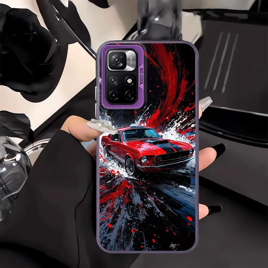 Funda trasera para teléfono Xiaomi Mi 11 Lite 13T 12T Pro, guapo coche deportivo - imagen 5