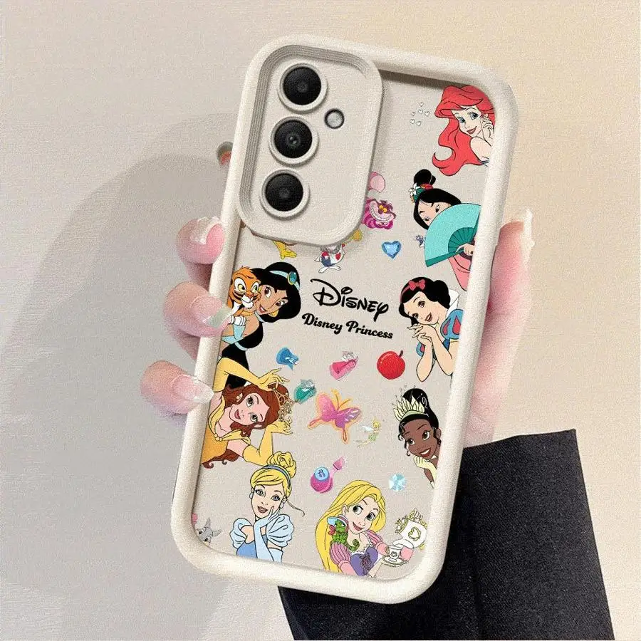 Funda de teléfono de princesa Disney para Galaxy A12, A13, A14, 4G, 5G, A13, A22, 5G, A23, 4G, 5G, A24, 4G, A32, 4G, 5G, A33, 5G, A34, 5G, mate - imagen 5