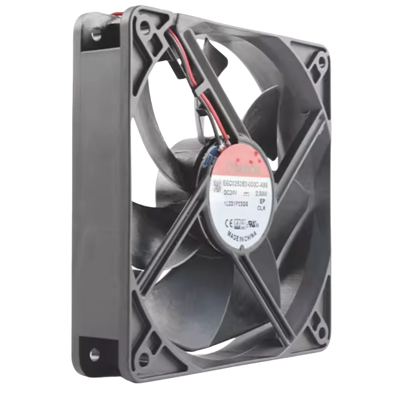 Para ventilador CC SUNON EEC0252B3-000C-A99 120x120x25mm - 24V 2W 2200RPM 75CFM rodamiento de bolas para refrigeración por inversor/servidor/PC - imagen 3