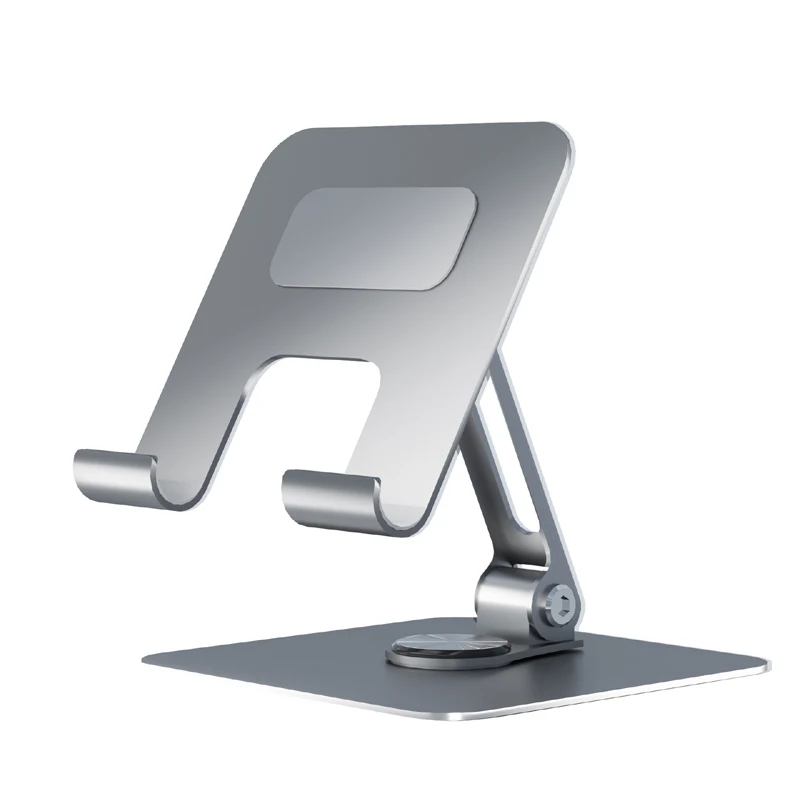 TT-100 4,7 "-12,9" 10 "11" rotación ajustable de acero plegable soporte de escritorio para tableta soporte de abrazadera para teléfono girar - imagen 5