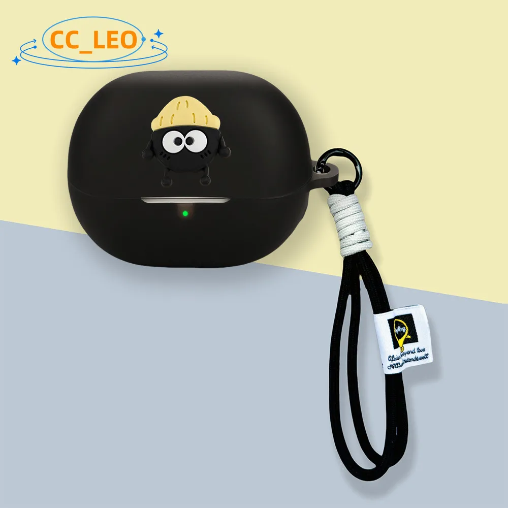 Funda blanda de silicona con cordón de dibujos animados para Baseus BP1 Pro, funda protectora para Baseus Bowie M3s - imagen 4