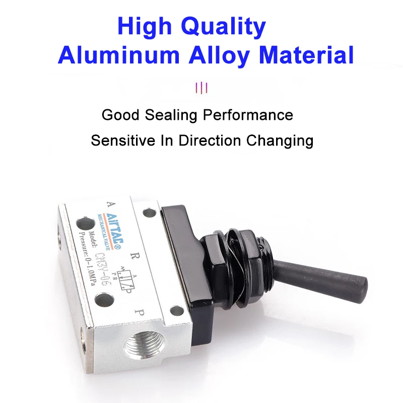 Airtac CM3Y-05 CM3Y06 CM3Y08 Válvula de control Typer de palanca de 3/2 vías - imagen 3