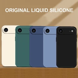 Para iPhone 17 Air funda para Apple iPhone 17Air fundas de lujo TPU anticaída silicona líquida fundas protectoras para teléfono iPhone17 Air