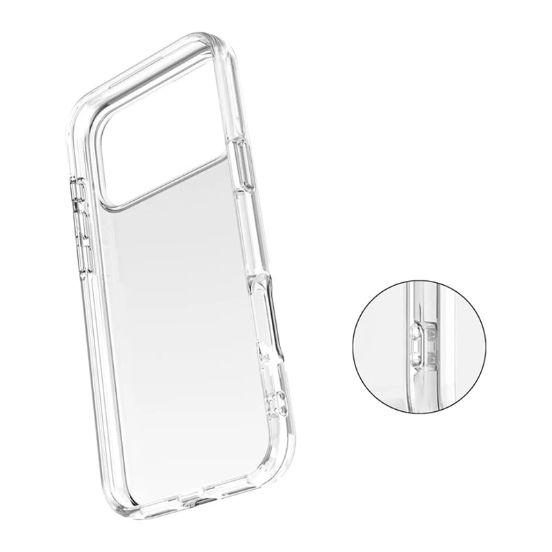 Funda transparente de silicona para iPhone 17, carcasa de aire, funda suave transparente de TPU para iPhone 17 Pro Max, funda ultrafina antihuellas - imagen 3