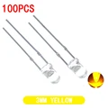 100pcs Yellow