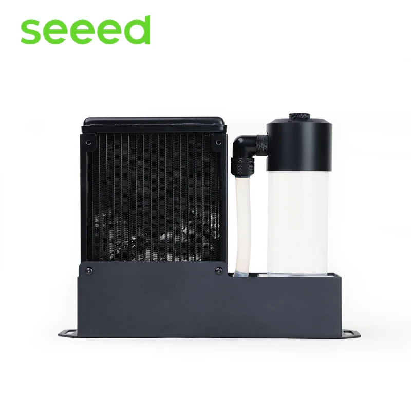 Kit de refrigeración por agua para Raspberry Pi 5, que cubre todas las fuentes de calor Con luces de color RGB controlan un RPi 5 completamente cargado de aproximadamente 40 ℃ - imagen 3