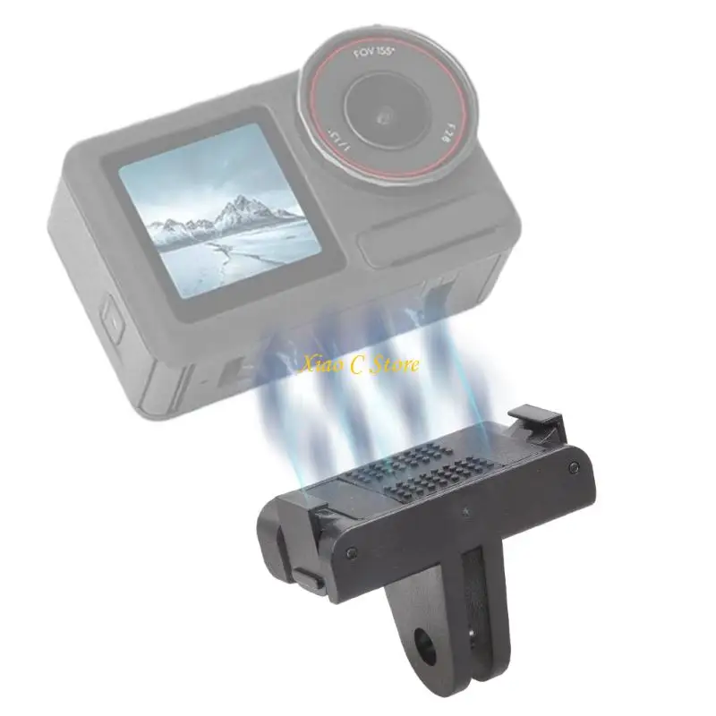 Adaptador magnético Base liberación rápida Y1AE para cámaras acción 360 5 4 3, mejora estabilidad, montaje doble - imagen 3