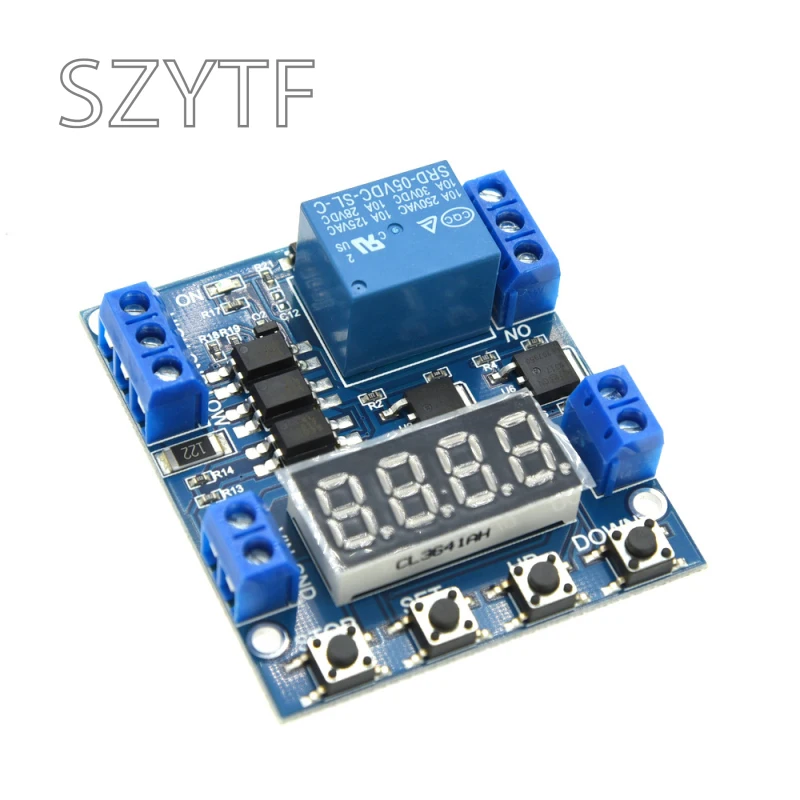 Módulo de relé fuera de retardo de 1 canal Disparador de bajo nivel Interruptor de temporizador ajustable de 5 V para control de automatización - imagen 3