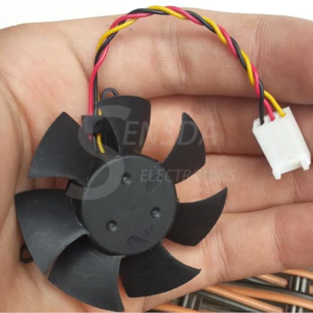 Ventiladores de refrigeración para tarjetas gráficas, dispositivo de ventilación para delta electrónica AUB0512HHB -BJ38 12V 0.27A CN-OODKNW - imagen 2