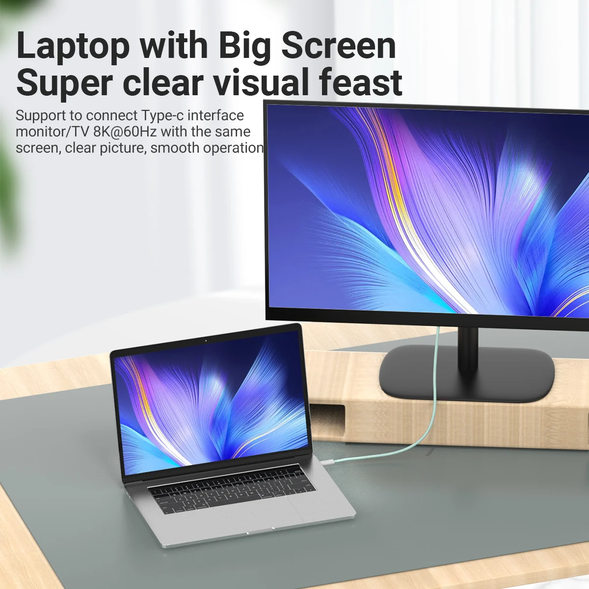 Cable de datos USB-C (5,9 pies, 240 W) compatible con 40 Gbps, pantalla HD 8K, compatible con Thunderbolt 4/3, para iPhone 16, MacBook, Hub y más - imagen 3