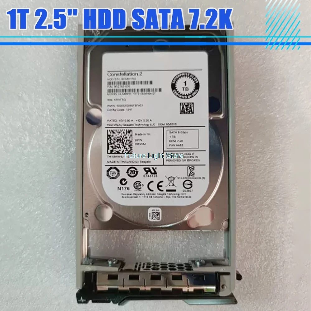 1T 2.5'' HDD SATA 7.2K Disco Duro ST 91000640 NS 9RZ168-636 para Dell 09KW4J - imagen 3
