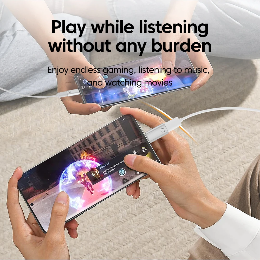 Adaptador Elough Lightning a tipo C para iPhone 16 15 iPad auriculares con cable IOS hembra a USB C macho adaptador de auriculares Audio AUX - imagen 5