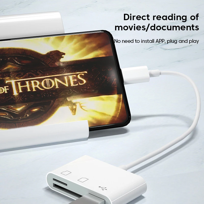 Lector de tarjetas 3 en 1 tipo C OTG SD TF USB lector de tarjetas de memoria convertidor para IPad Pro Huawei para Macbook Tablet USB tipo C lector de tarjetas - imagen 3