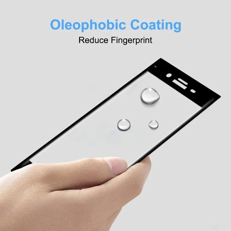 Protector de pantalla de cubierta completa curvada 3D para Sony Xperia 10 5 1 III II XZ4 XZ3 XZ2 XZ1 Compact XZ Premium XA2 vidrio Ultra templado - imagen 5