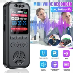 Dictáfono Digital con Activación por Voz y Reproductor MP3