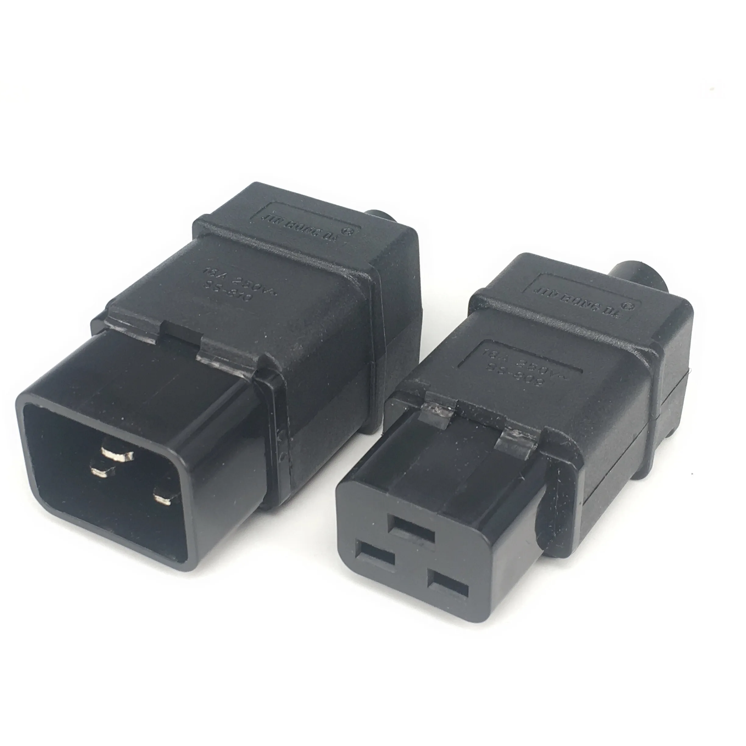 Adaptador de enchufe C19 C20, convertidor de potencia recargable macho y hembra, enchufe eléctrico, tomas de CA para conector de alimentación PDU UPS - imagen 2