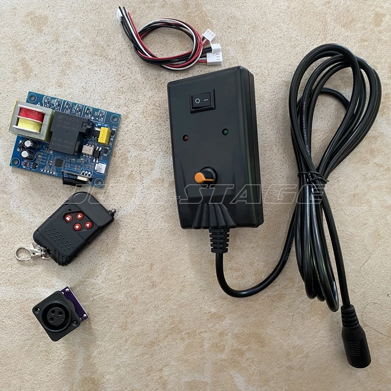 Máquina de nieve de efectos especiales de escenario de CHX-314, máquina de copo de nieve controlada por cable, controlador de cable, accesorios de copo de nieve ajustables