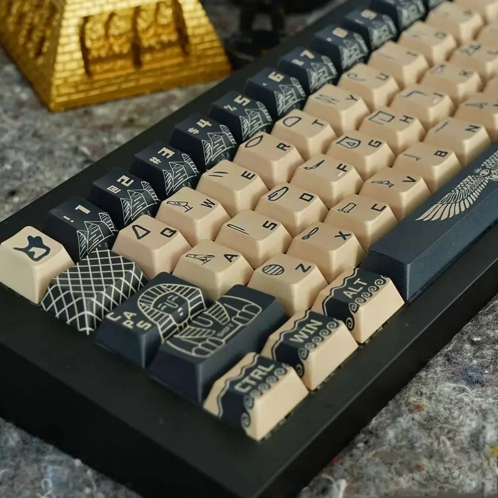 Juego completo de teclas de 140 teclas, sublimación térmica PBT de altura de cereza para teclado mecánico 61 68 75 87 96 98 100 104 108 - imagen 2