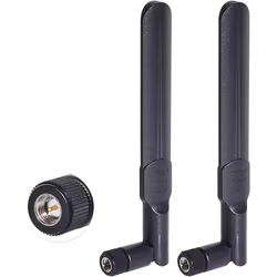 2pcs WiFi 2.4G 5G 5.8G SMA Male Antenna for Wireless Vedio Security IP Camera Recorder Truck Trailer Rear View Backup Camera