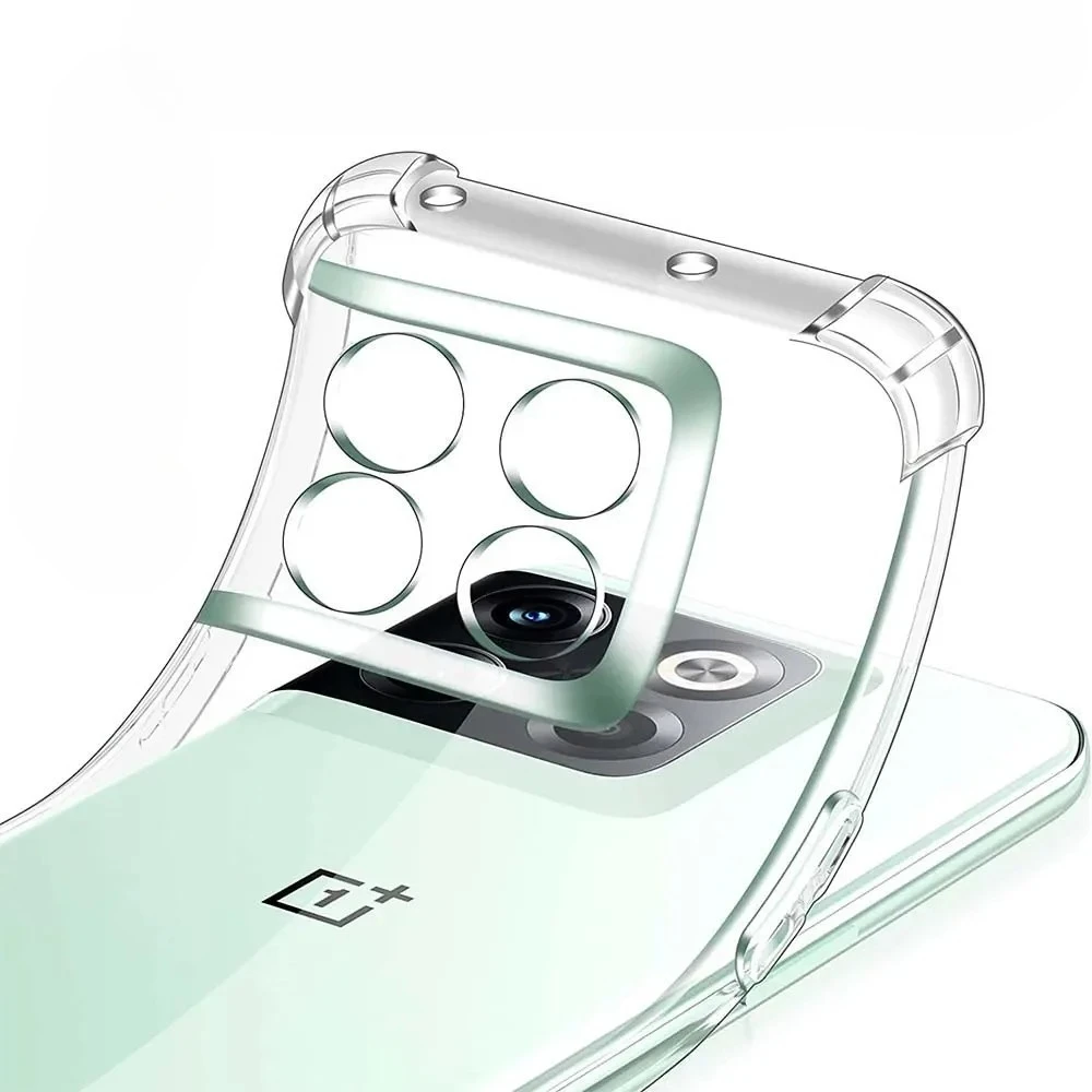 Funda transparente para OnePlus 10T 10R 1+ 11 11R One Plus 6 6T 7 7T 8 8T 9 10 Pro 9R 9RT cubierta de silicona a prueba de golpes