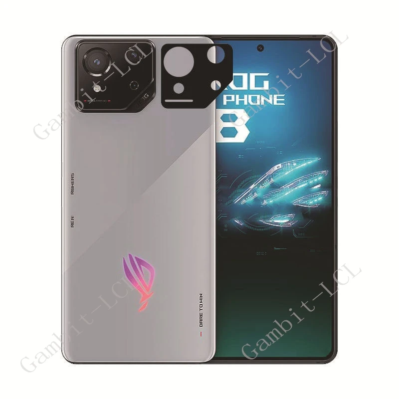 Lente de cámara Integral 3D para ASUS ROG Phone 8 Pro, cristal templado de 6,78 pulgadas, película protectora de pantalla trasera, ROG8 y 8Pro - imagen 2