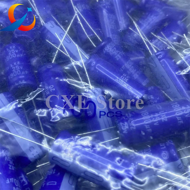 10 Uds LXZ 25V1800UF volumen 13X30MM ELXZ250ELL182MK30S NCC condensadores electrolíticos 1800UF 25V nuevo - imagen 4