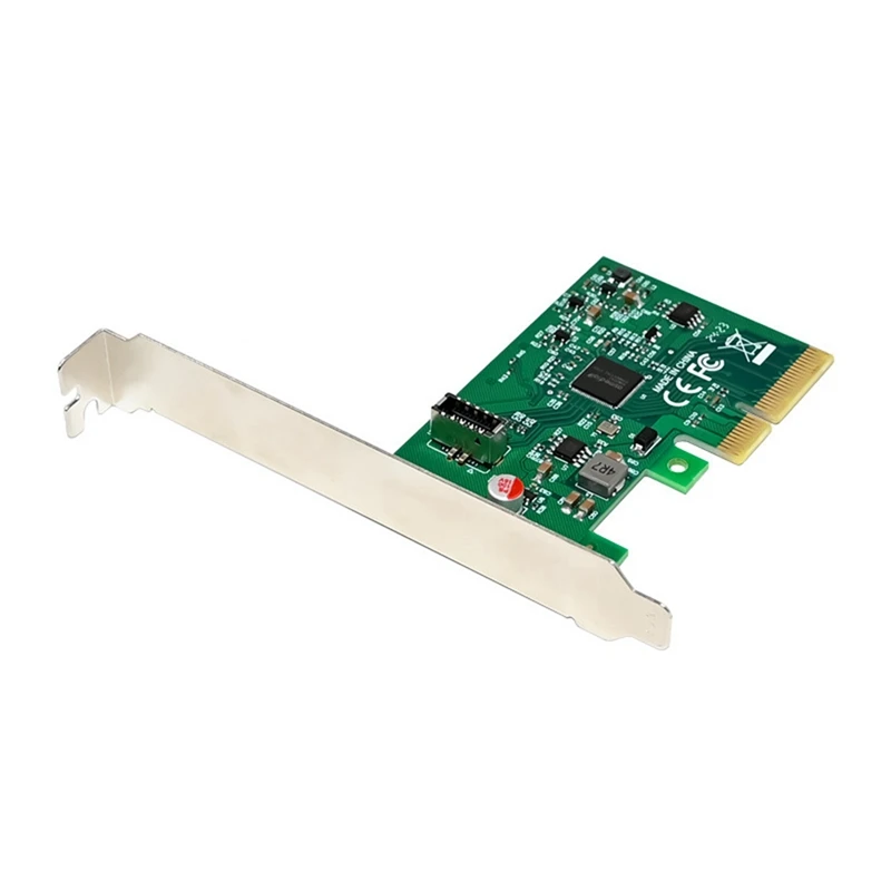 Tarjeta de expansión Top-PCI-E X4 a USB 3,2, 20Gbps tipo E, tarjeta adaptadora de red, Chip ASM3242 para Win 7/Win 8/Win 10/Linux - imagen 3