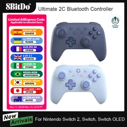 Controlador 8BitDo Ultimate 2C Bluetooth Nintendo Switch OLED