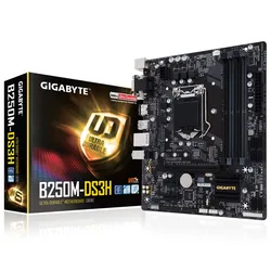 New Gigabyte B250M-DS3H Desktop Motherboard LGA 1151 Support 6th/7th-Gen i7 i5 i3 DDR4 64GB M.2 SSD