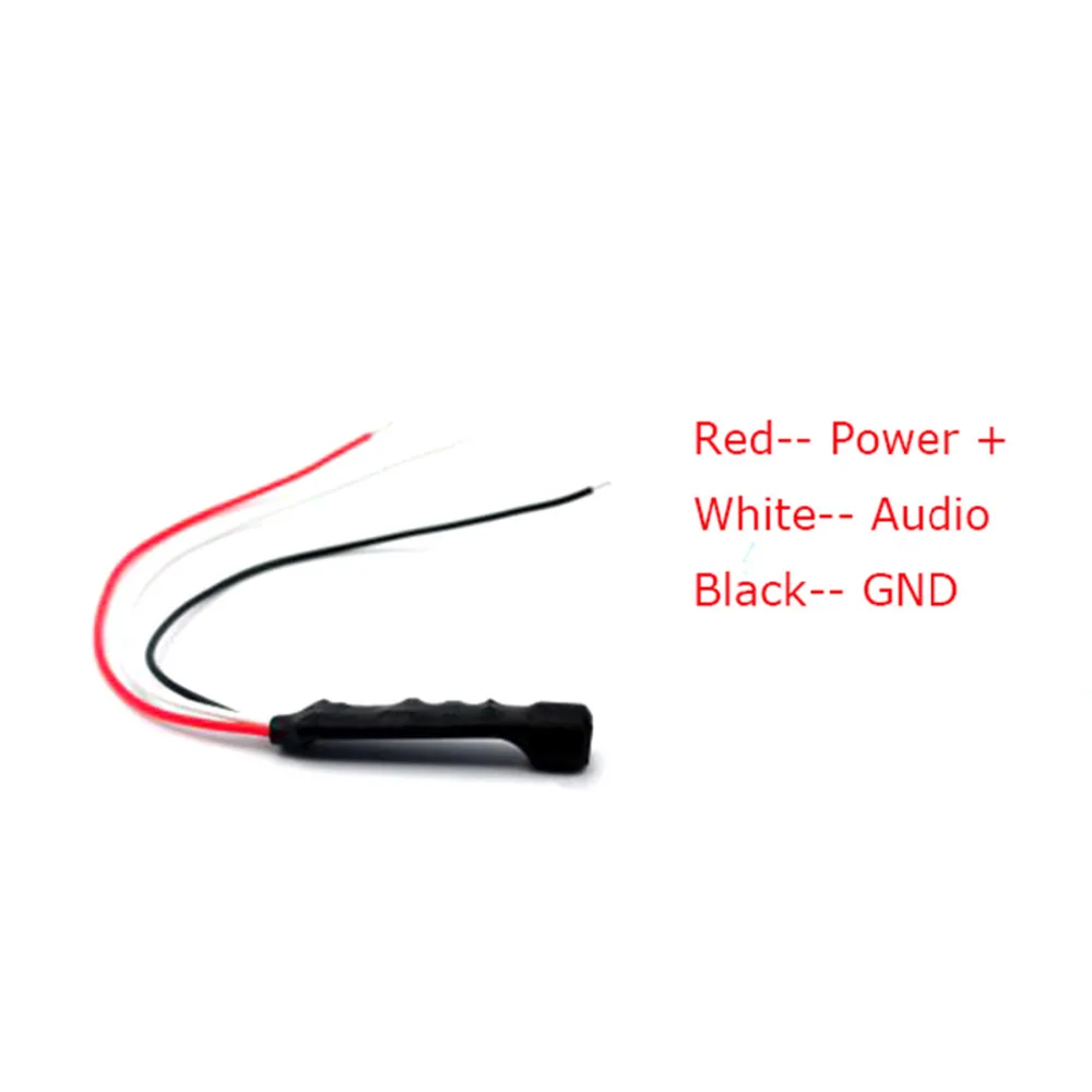 Mini micrófono Monitor de sonido dispositivo de recogida de Audio de alta sensibilidad 56db micrófono pequeño para cámara de seguridad CCTV micrófono CCTV - imagen 3