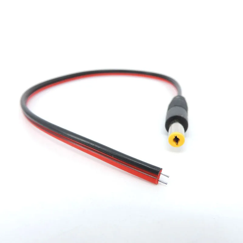 50 Uds 5,5x2,1mm DC macho hembra enchufe DC Cable flexible para controlador Led/conector de tira/cámara CCTV - imagen 5