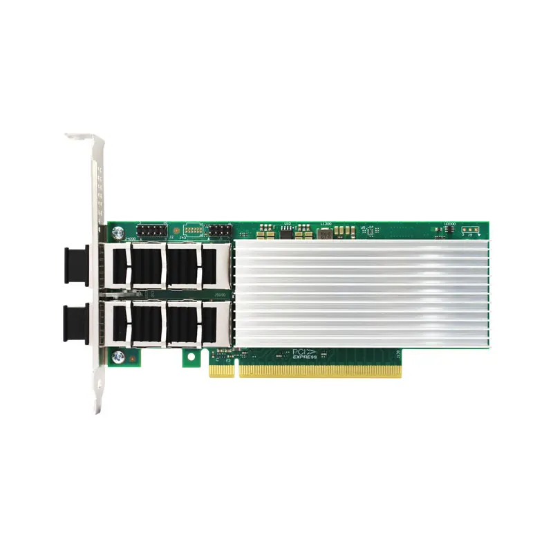 Nuevo E810-CQDA2 Intel E810 Chipset 2x 100 Gb/s conector QSFP28 de doble puerto PCIe 4,0x16 tarjeta de red compatible con RDMA - imagen 2