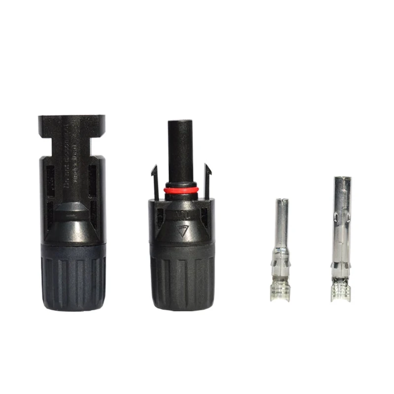10/20/50/100/300/600 Uds conector Solar enchufe PV 1000V DC 30A Kit de conectores con llave para Cable fotovoltaico PV/MC 2,5/4/6 mm2 - imagen 4