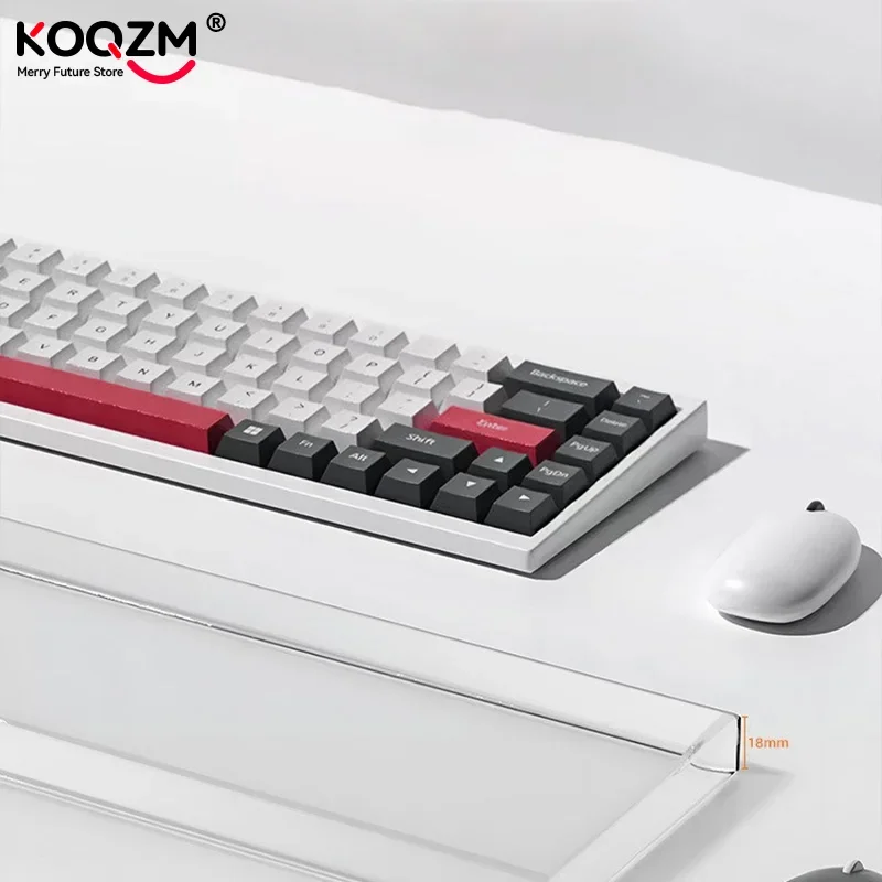 Funda para teclado acrílico transparente a prueba de polvo, 78/108 teclas, cubierta antipolvo para teclado mecánico para jugadores de ordenadores e-sports - imagen 2