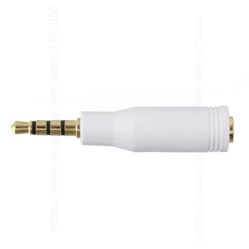 Adaptador de audio estéreo Jack hembra de 3,5 mm, 4 polos macho a 3,5 mm, 3 polos, 3,5 M/F - imagen 3
