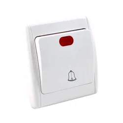 Interruptor Timbre Eléctrico de Pared - Norma UE