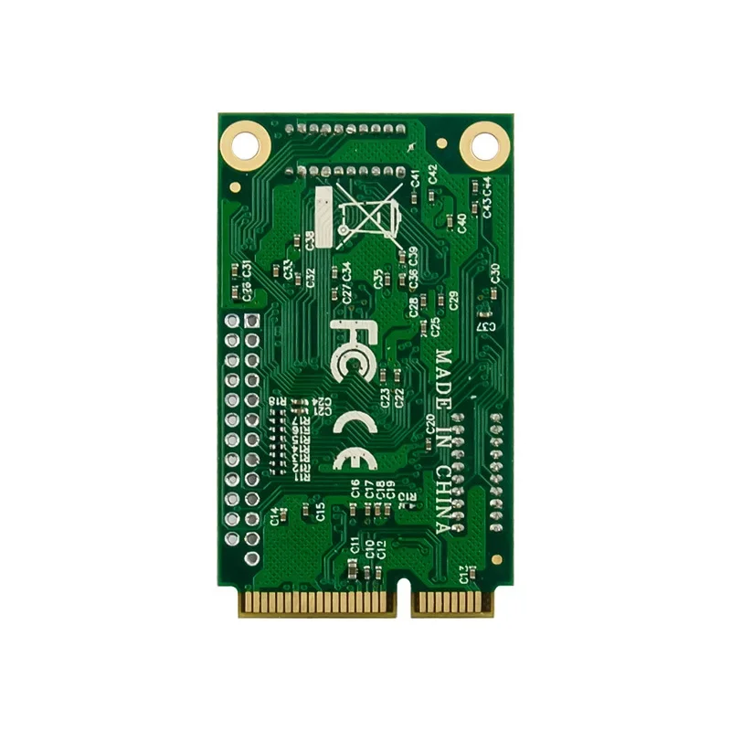 Mini PCIE a 4 puertos interfaz rs232 CH384L MINI PCI-E DB9 tarjeta de rs-232 serie de 9 pines tarjeta de expansión COM serie chip mpcie 384 - imagen 3