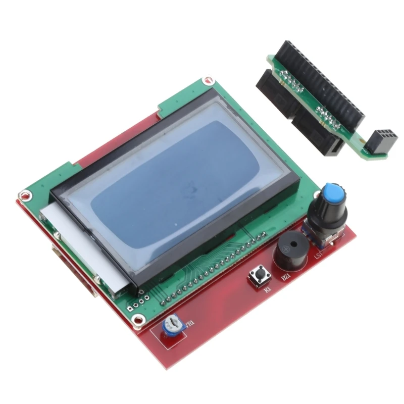Impresora 3D LCD 2004 12864 Panel control Pantalla controlador inteligente para rampas 1.4 - imagen 3