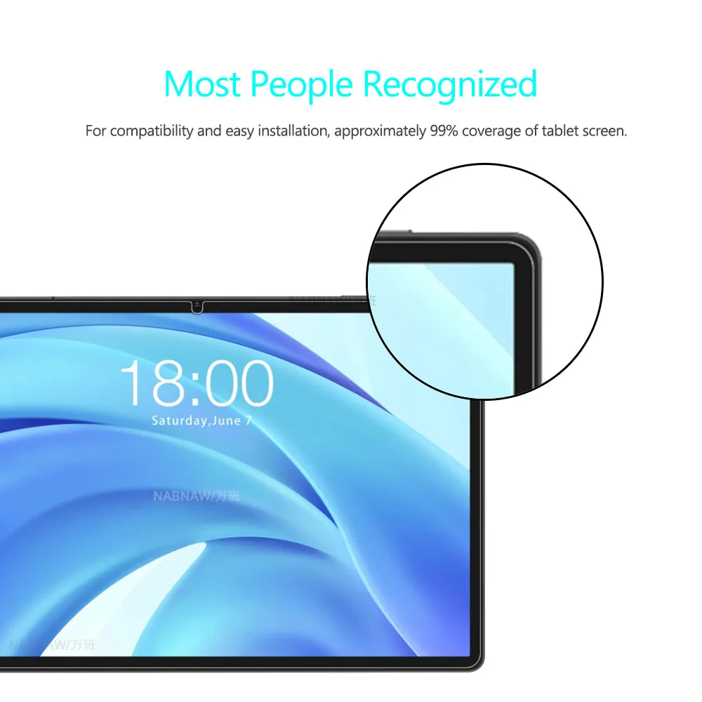 Protector de pantalla HD con revestimiento de aceite, vidrio templado a prueba de arañazos para Teclast T50HD, película antidaños, 11 pulgadas, 2 unidades - imagen 4