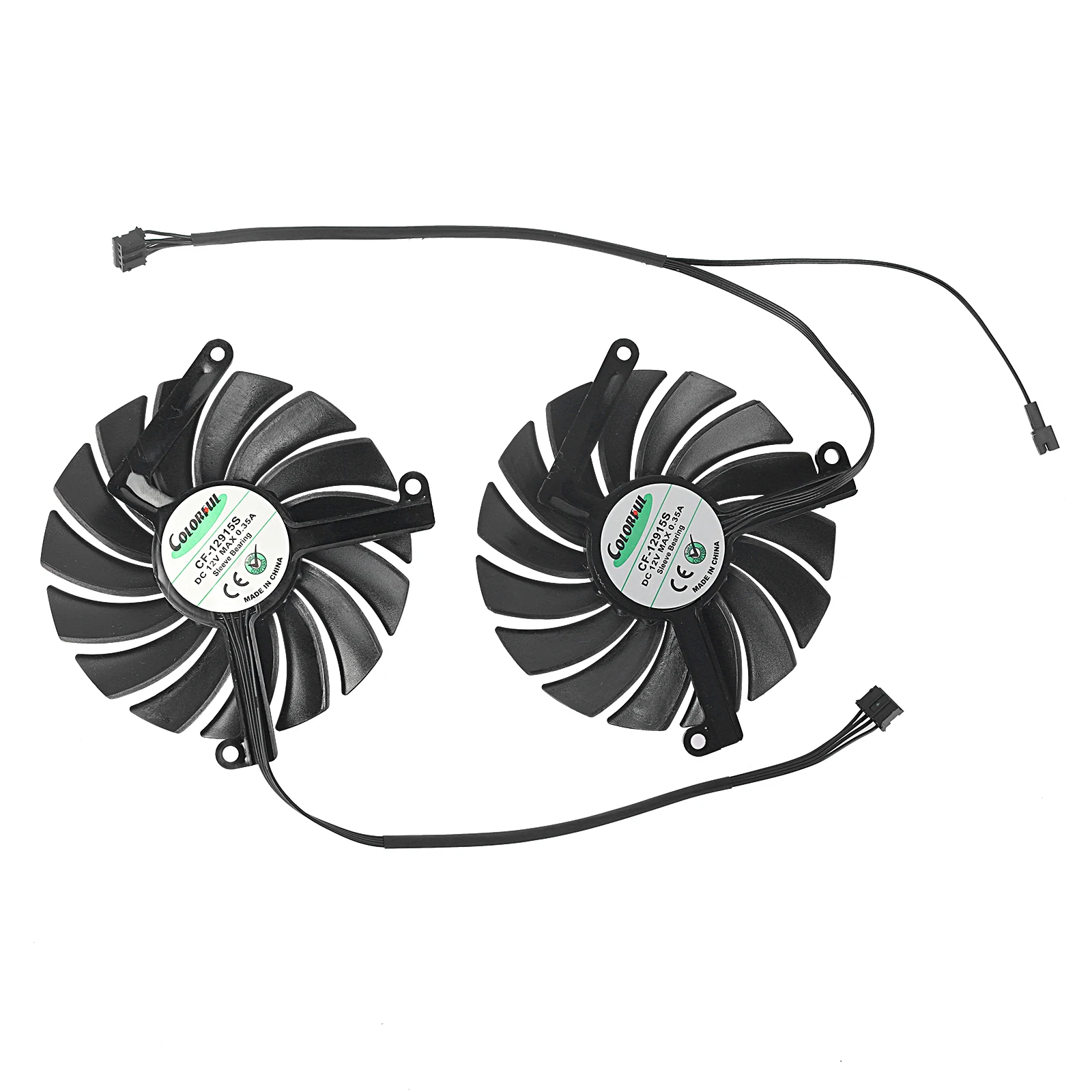 Ventilador de tarjeta gráfica, dispositivo para Inno3D GEFORCE RTX 3050 3060Ti 3070 TWIN X2 OC, 85mm DC 12V 0.35A CF-12910S RTX3060Ti RTX3070 - imagen 3