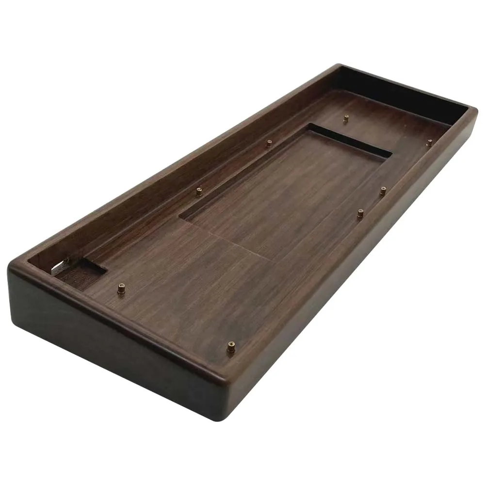 Teclado mecánico personalizado CNC de madera de nogal, 68 teclas, con cable, VIAL RGB norte, programable completo - imagen 3