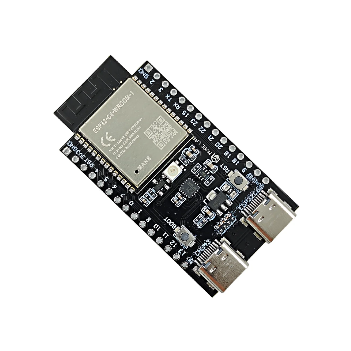 Placa de desarrollo de ESP32-C6-N8 ESP32 C6 N8, placa de demostración Wi-Fi6 / Bluetooth5 / Zigbee/Thread Core Board - imagen 2