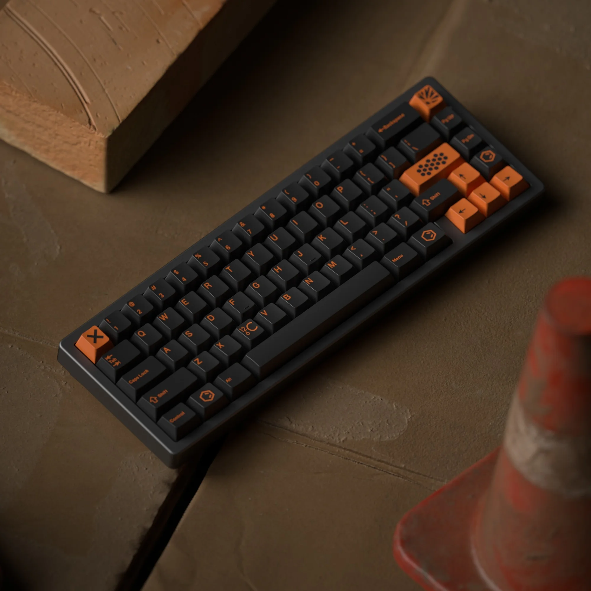 GMK-Juego de teclas de carbono para teclado mecánico, tapas de tecla de sublimación de tinte PBT, perfil de cereza, 64, 68, 75, 84, 980, 87, Filco104, 1 Juego - imagen 3