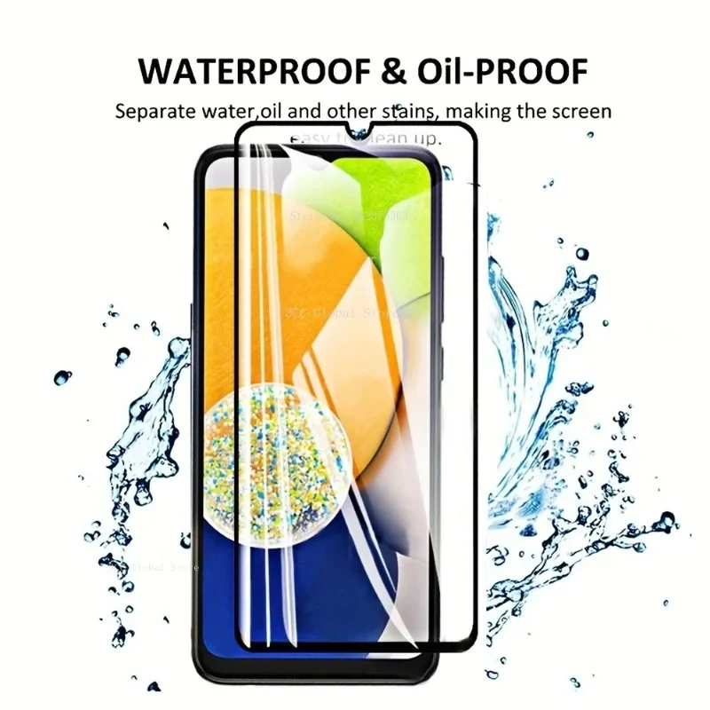 3 uds vidrio para Samsung Galaxy A34 A54 A02S A03 A04S A11 A14 A21 Protector de pantalla A23 A31 A32 A33 A41 A42 A51 A52 A53 A71 A72 A73 - imagen 2