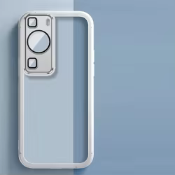 Para Huawei P60 Pro funda HuaweiP60 funda de teléfono Huawei P60 P6Pro protección de cámara contraportada transparente