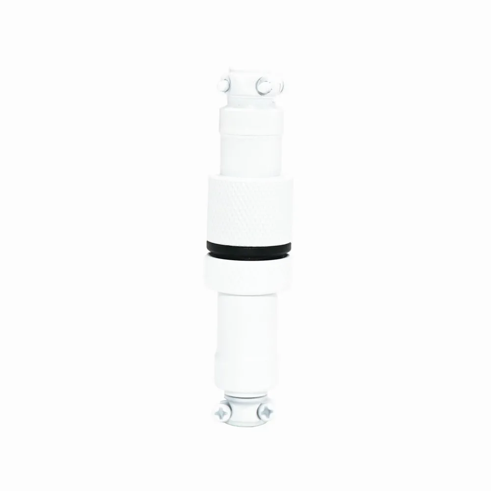 Enchufe de Aviador GX16 para teclado, Conector de acoplamiento de 4 núcleos, 4 pines, color arcoíris, naranja mate, blanco, rosa y morado, Cable en espiral USB tipo C - imagen 3